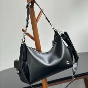 Coach Juliet Black Leather Bag Shoulder Crossbody